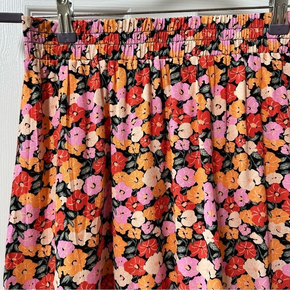 LOFT Floral Flounce Spring Bright Flirty Skirt Size Small‎ NWT - Picture 9 of 12
